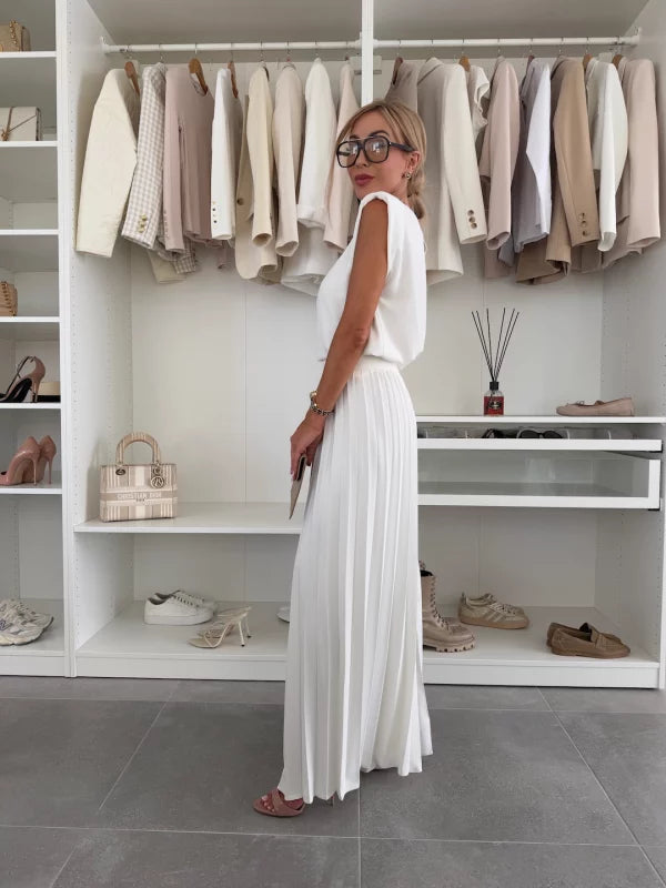 Marian - Elegantes Plissee-Ensemble