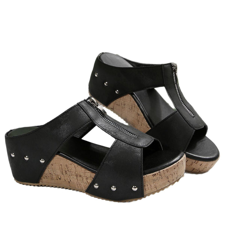 Anna-Dorothea | Trendy Wedgesandalen
