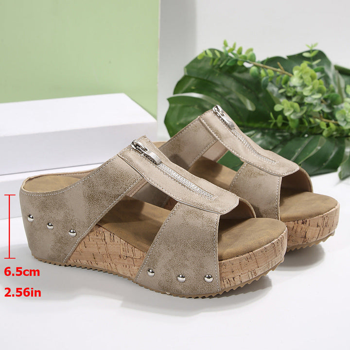 Anna-Dorothea | Trendy Wedgesandalen