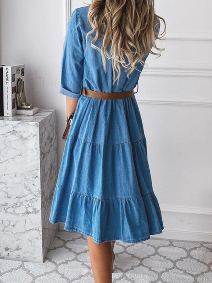 Barbara | Casual Elegante Jeansjurk